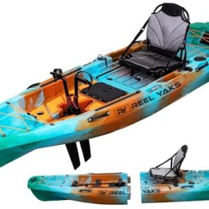 Radar Modular Fishing Kayak - 10ft Lightweight, Sit On Top Kayak for Adults & Youth - Stable & Portable, Ideal Space-Saving Design for Travel - 400 lbs Capacity