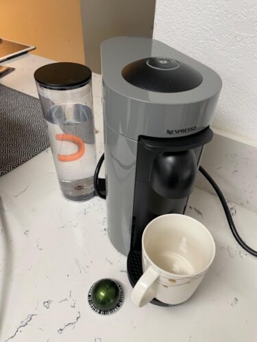 Nespresso VertuoPlus Coffee & Espresso Maker by De'Longhi – Grey | 4 Brew Sizes, 1.18L Removable Tank, Centrifusion Technology photo review