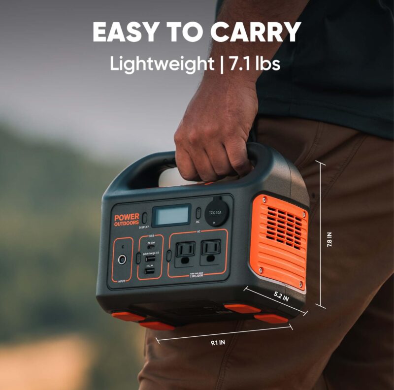 Jackery Explorer 300 Portable Power Station – 293Wh Lithium Battery Backup, 300W AC Output, Solar Generator Compatible, Fast Recharge via USB-C & Wall, Ideal for Camping, Travel & Emergency Power - Image 10